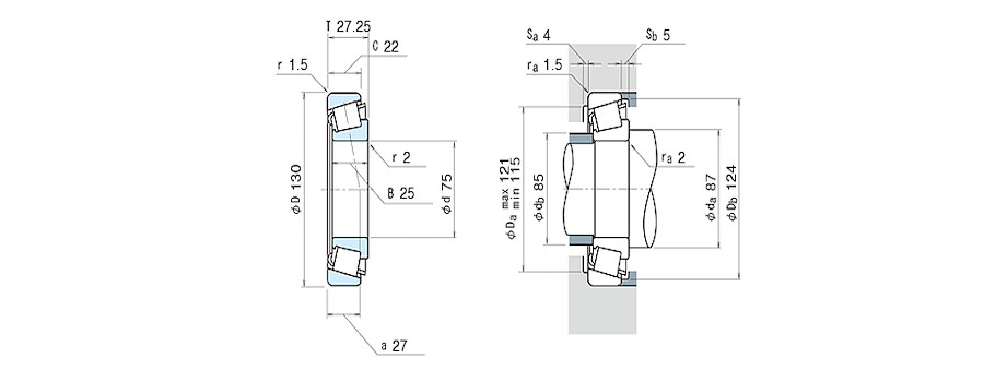 NSK Bearing HR30215J