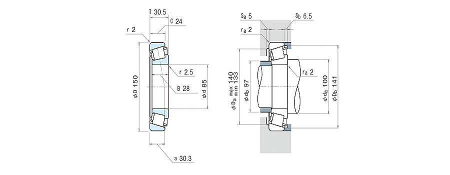 NSK Bearing HR30217J