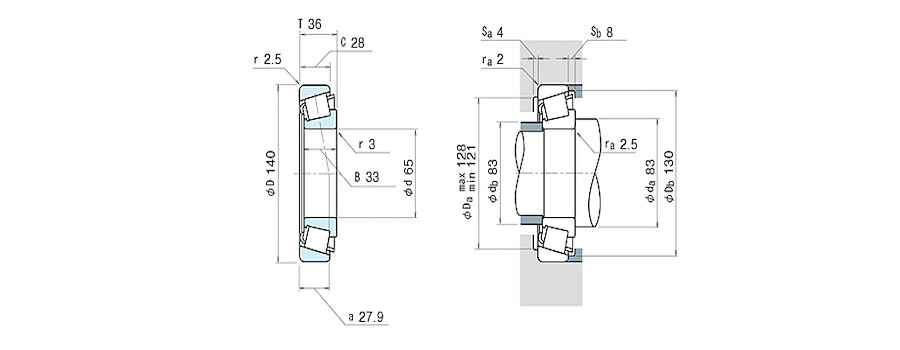 NSK Bearing HR30313J