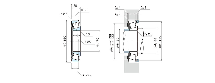 NSK Bearing HR30314J