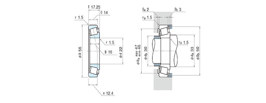 NSK Bearing HR303/22