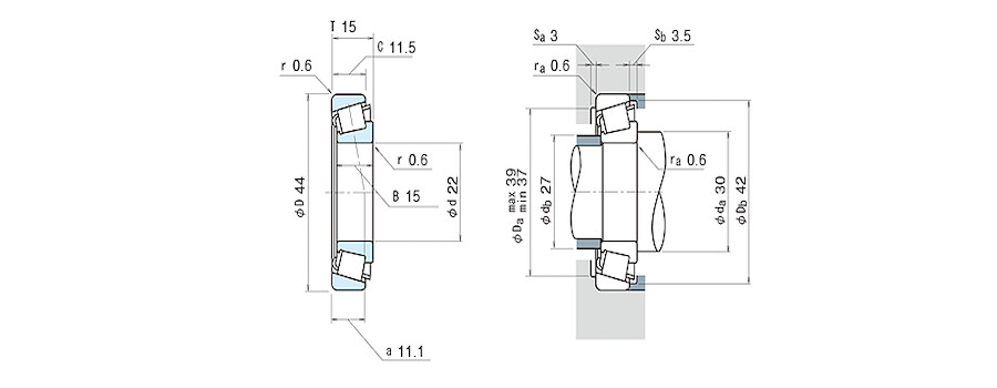 NSK Bearing HR320/22XJ