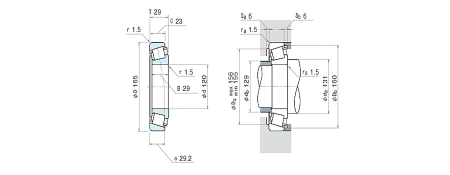 NSK Bearing HR32924J