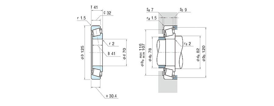 NSK Bearing HR33214J