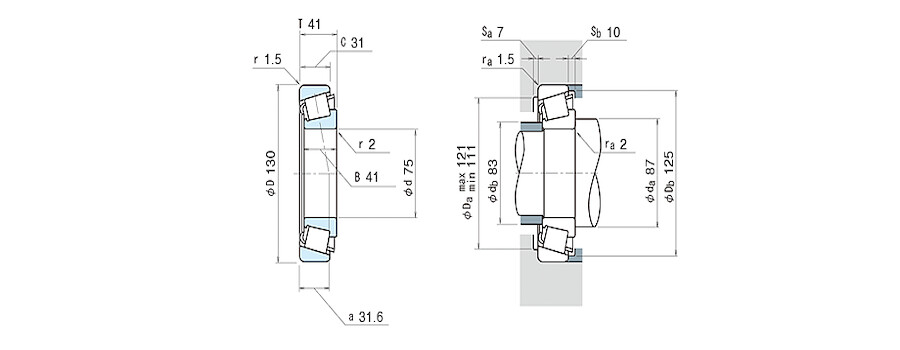 NSK Bearing HR33215J