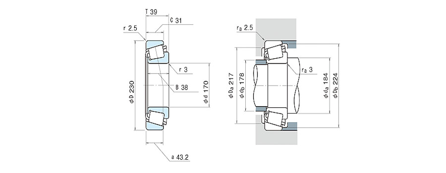 NSK Bearing JHM534149/JHM534110