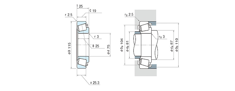 NSK Bearing JLM714149/JLM714110