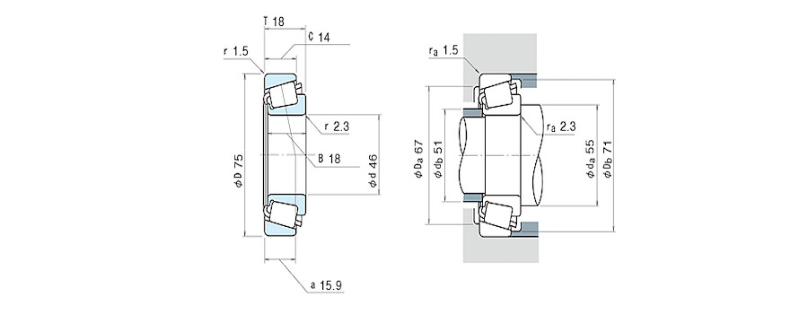 NSK Bearing LM503349/LM503310