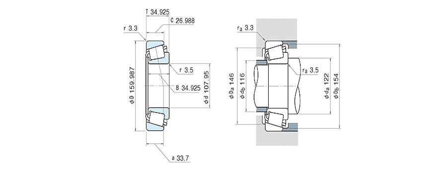 NSK Bearing LM522546/LM522510