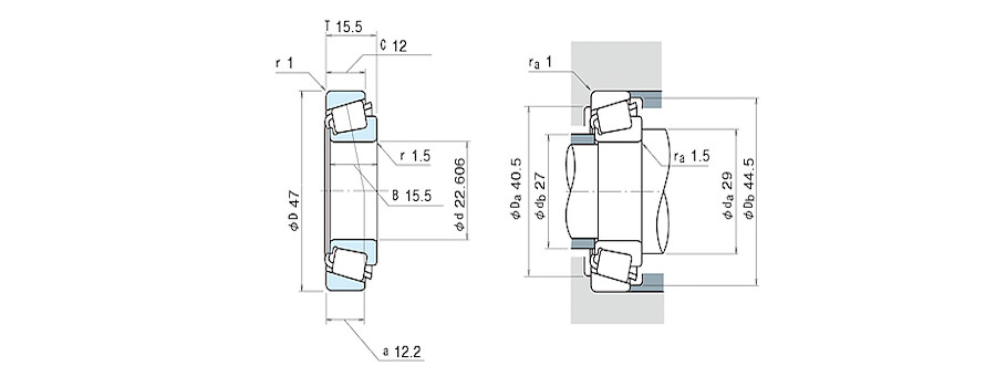 NSK Bearing LM72849/LM72810